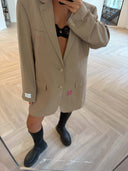 Remade oversized blazer beige #55:55