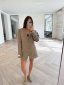 Remade oversized blazer mocha #14:14