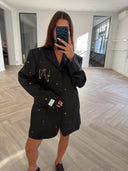 Remade oversized blazer anthracite #65:65