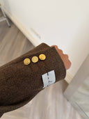 Remade oversized blazer brown #87:87