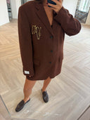 Remade oversized blazer rust #52:52