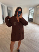 Remade oversized blazer rust #52:52