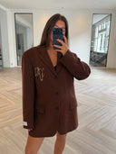 Remade oversized blazer rust #52:52