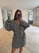 Remade oversized blazer grey #34:34