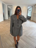 Remade oversized blazer grey #34:34