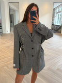 Remade oversized blazer grey #34:34