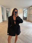 Remade oversized blazer black #10:10