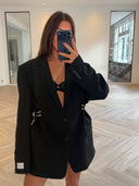 Remade oversized blazer black #10:10