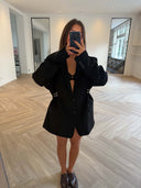 Remade oversized blazer black #10:10
