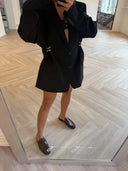 Remade oversized blazer black #10:10