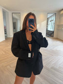Remade oversized blazer black #10:10