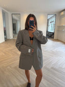Remade oversized blazer grey #38:38