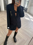 Remade oversized blazer navy #44:44