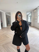 Remade oversized blazer black #39:39