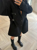 Remade oversized blazer black #39:39