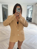 Remade oversized blazer peach orange #50:50