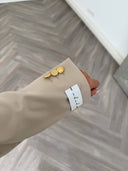 Remade oversized blazer beige #12:12