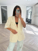 Remade oversized blazer cream #22:22