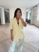 Remade oversized blazer cream #22:22