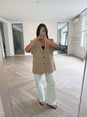Remade oversized blazer beige #26:26
