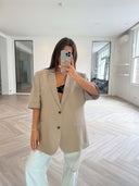 Remade oversized blazer beige #26:26