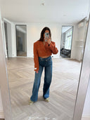 Remade oversized blazer terracotta #92:92