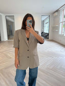 Remade oversized blazer taupe #90:90