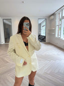 Remade oversized blazer cream #88:88