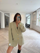 Remade oversized blazer beige #10:10