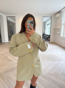 Remade oversized blazer beige #10:10