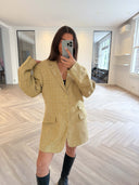 Remade oversized blazer sand yellow #16:16