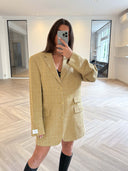 Remade oversized blazer sand yellow #16:16