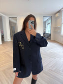 Remade oversized blazer dark navy #58:58