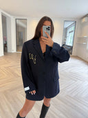 Remade oversized blazer dark navy #58:58