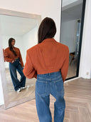 Remade oversized blazer terracotta #92:92