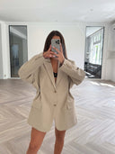 Remade oversized blazer beige #35:35