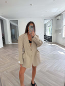Remade oversized blazer beige #35:35