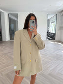 Remade oversized blazer beige #28:28