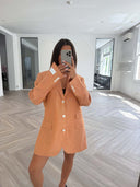 Remade oversized blazer orange #31:31