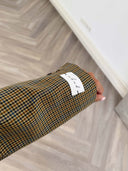 Remade oversized blazer pied de poule yellow/blue/green #44:44