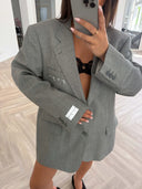 Remade oversized blazer grey #52:52