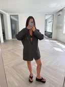 Remade oversized blazer brown #05:05