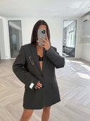 Remade oversized blazer brown #05:05
