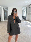 Remade oversized blazer brown #05:05