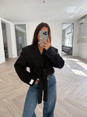 Remade oversized blazer black #80:80