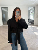 Remade oversized blazer black #80:80