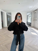 Remade oversized blazer black #80:80
