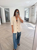 Remade oversized blazer beige #10:10