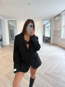 Remade oversized blazer black #17:17