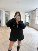Remade oversized blazer black #94:94